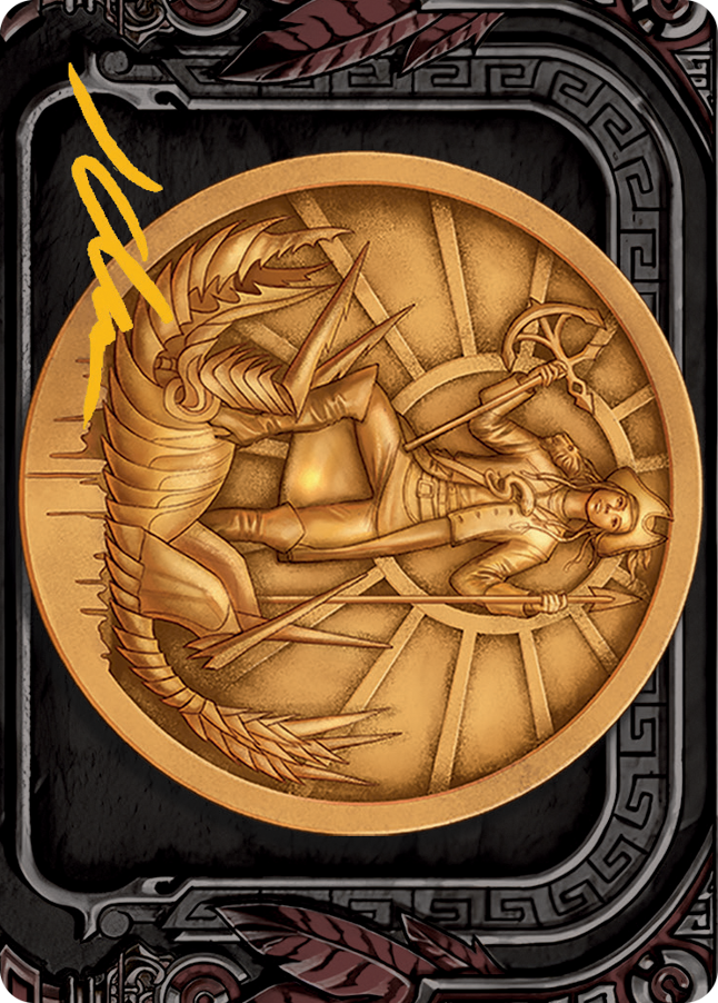 Captain Lannery Storm Art Card (Gold-Stamped Signature) [March of the Machine Art Series] | Game Master's Emporium (The New GME)