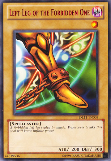 Left Leg of the Forbidden One (Red) [DL11-EN003] Rare | Game Master's Emporium (The New GME)