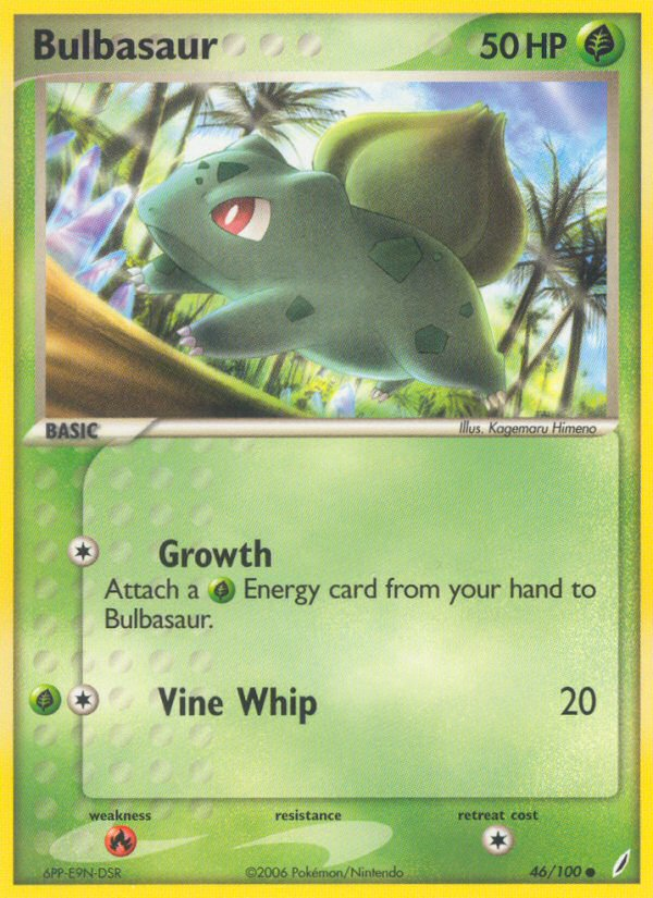 Bulbasaur (46/100) [EX: Crystal Guardians] | Game Master's Emporium (The New GME)