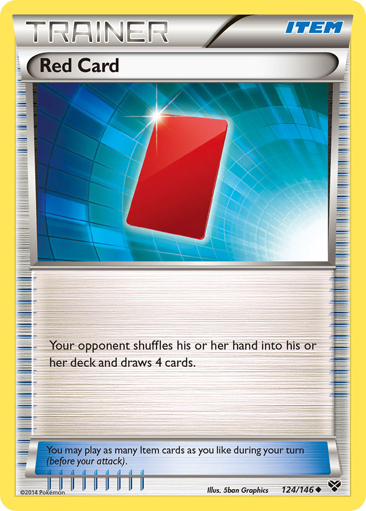 Red Card (124/146) [XY: Base Set] | Game Master's Emporium (The New GME)