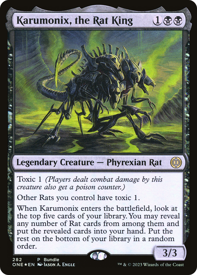 Karumonix, the Rat King (Bundle) [Phyrexia: All Will Be One] | Game Master's Emporium (The New GME)