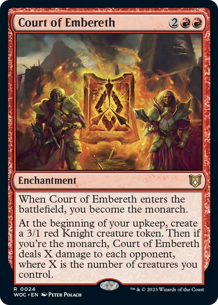 Court of Embereth [Wilds of Eldraine Commander] | Game Master's Emporium (The New GME)