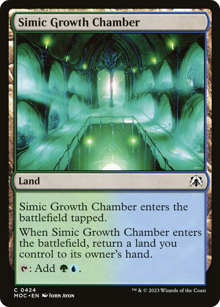 Simic Growth Chamber [March of the Machine Commander] | Game Master's Emporium (The New GME)