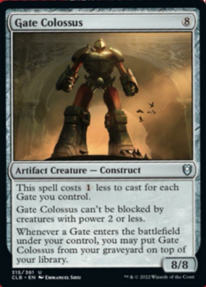 Gate Colossus [Commander Legends: Battle for Baldur's Gate] | Game Master's Emporium (The New GME)