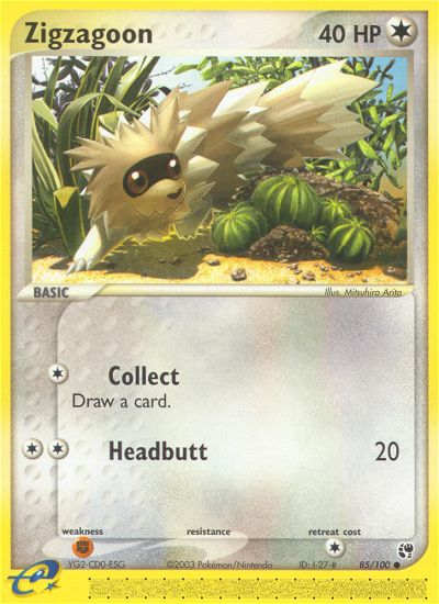 Zigzagoon (85/100) [EX: Sandstorm] | Game Master's Emporium (The New GME)