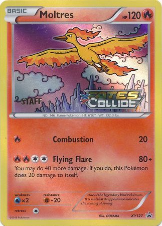 Moltres (XY127) (Staff) [XY: Black Star Promos] | Game Master's Emporium (The New GME)