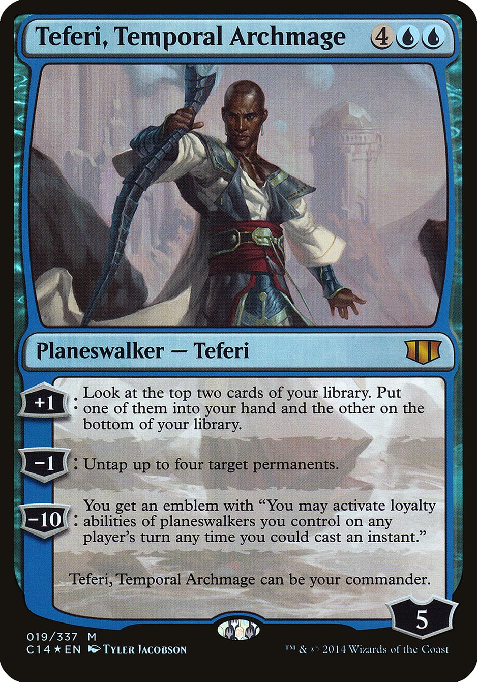 Teferi, Temporal Archmage (Oversized) [Commander 2014 Oversized] | Game Master's Emporium (The New GME)