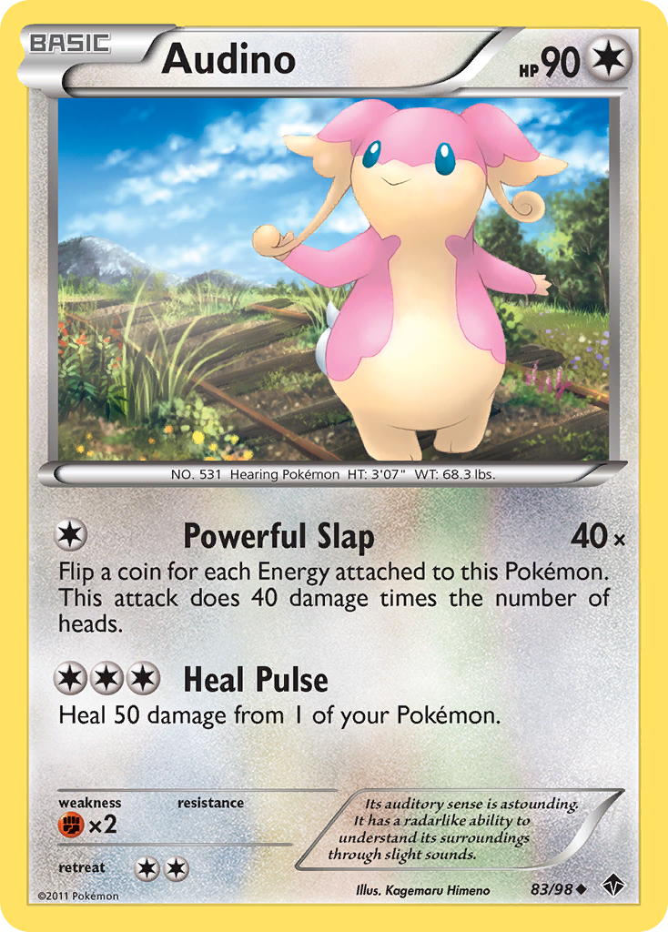 Audino (83/98) [Black & White: Emerging Powers] | Game Master's Emporium (The New GME)