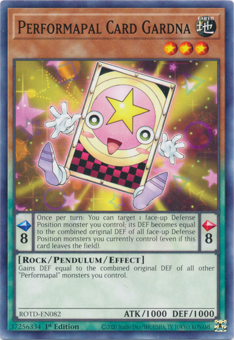 Performapal Card Gardna [ROTD-EN082] Common | Game Master's Emporium (The New GME)