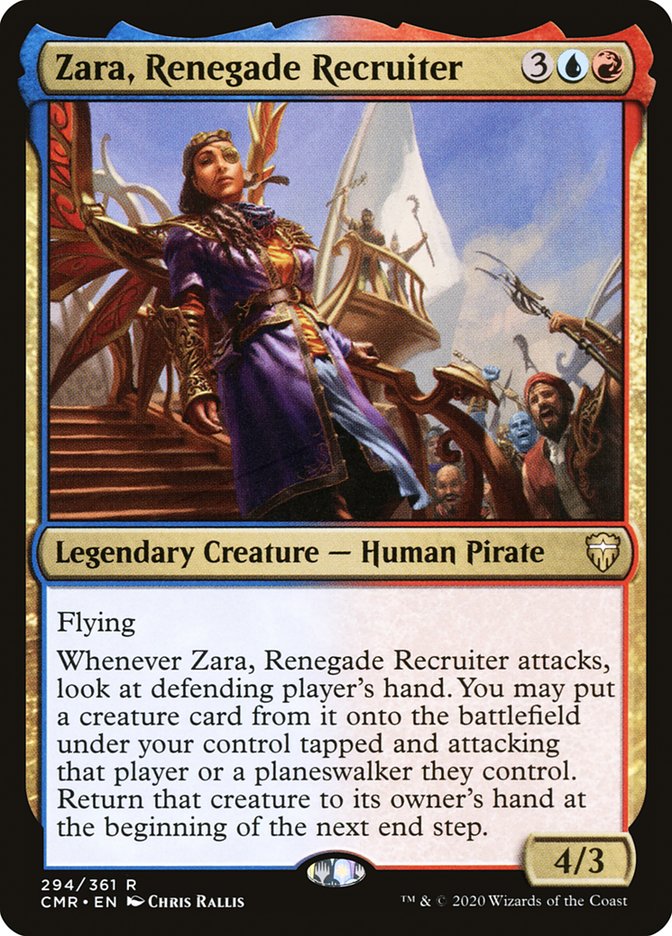 Zara, Renegade Recruiter [Commander Legends] | Game Master's Emporium (The New GME)
