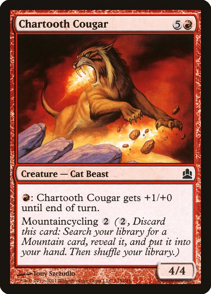 Chartooth Cougar [Commander 2011] | Game Master's Emporium (The New GME)