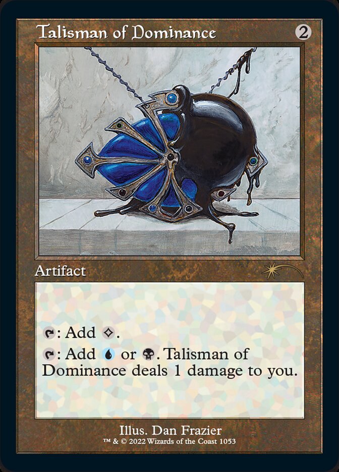 Talisman of Dominance (Foil Etched) [Secret Lair Drop Series] | Game Master's Emporium (The New GME)