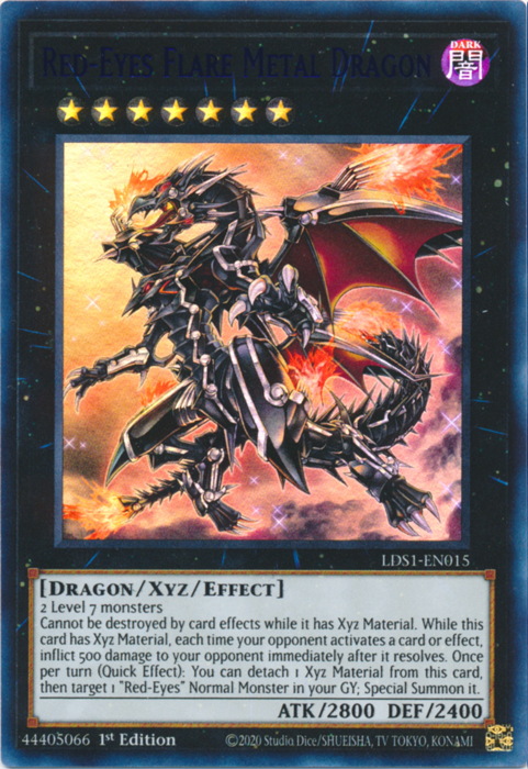 Red-Eyes Flare Metal Dragon (Blue) [LDS1-EN015] Ultra Rare | Game Master's Emporium (The New GME)