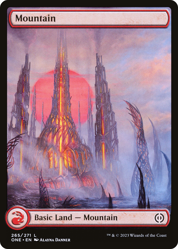 Mountain (265) (Full-Art) [Phyrexia: All Will Be One] | Game Master's Emporium (The New GME)