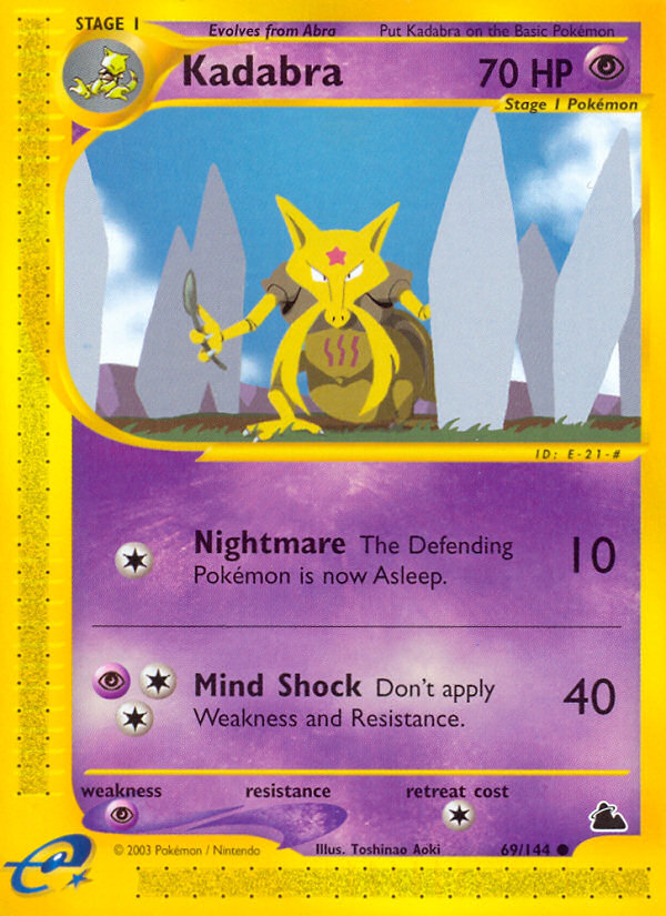 Kadabra (69/144) [Skyridge] | Game Master's Emporium (The New GME)