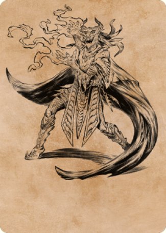 Livaan, Cultist of Tiamat Art Card [Commander Legends: Battle for Baldur's Gate Art Series] | Game Master's Emporium (The New GME)