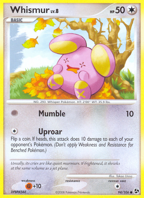Whismur (94/106) [Diamond & Pearl: Great Encounters] | Game Master's Emporium (The New GME)