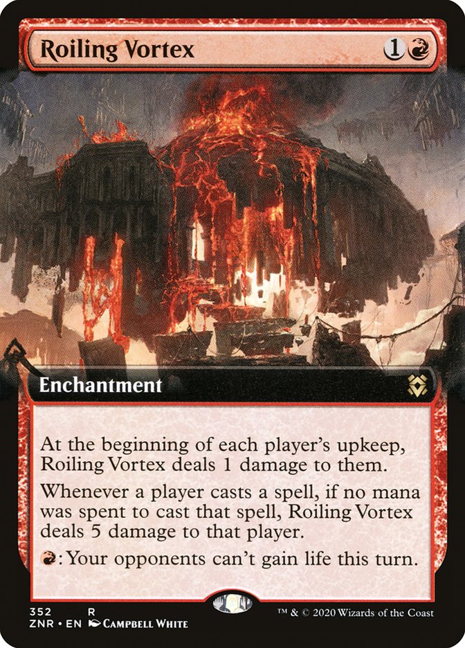 Roiling Vortex (Extended Art) [Zendikar Rising] | Game Master's Emporium (The New GME)