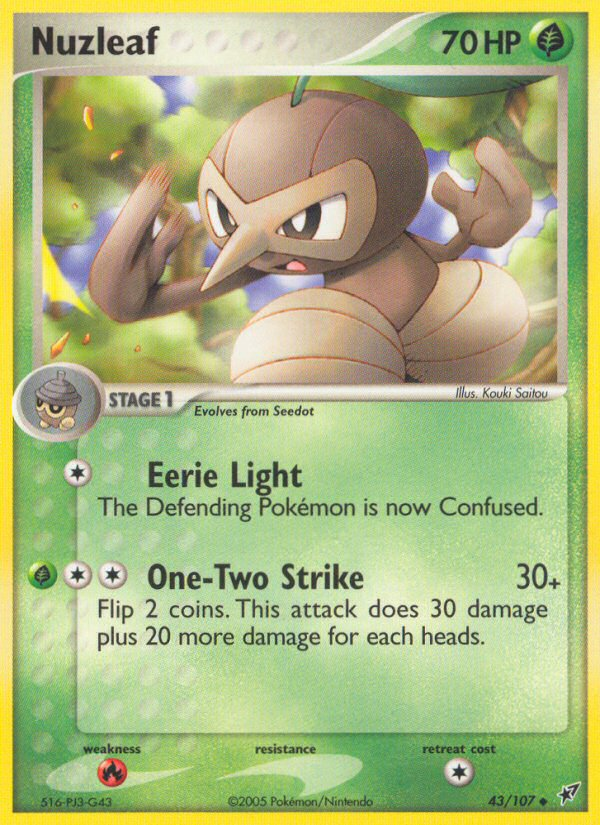 Nuzleaf (43/107) [EX: Deoxys] | Game Master's Emporium (The New GME)