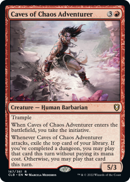 Caves of Chaos Adventurer [Commander Legends: Battle for Baldur's Gate] | Game Master's Emporium (The New GME)