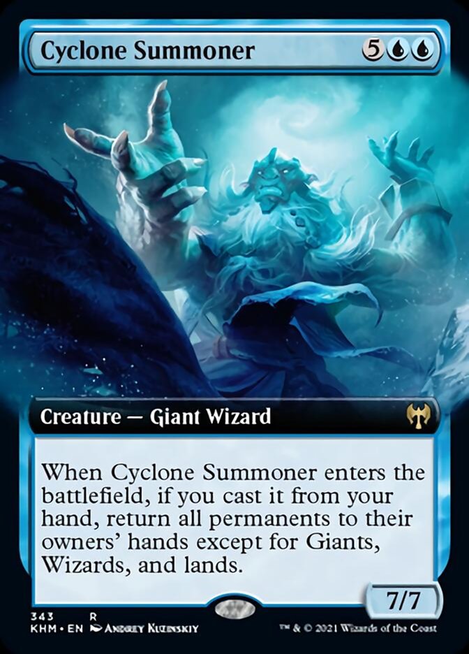 Cyclone Summoner (Extended Art) [Kaldheim] | Game Master's Emporium (The New GME)