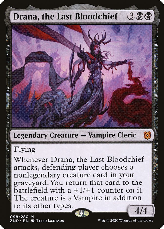 Drana, the Last Bloodchief [Zendikar Rising] | Game Master's Emporium (The New GME)