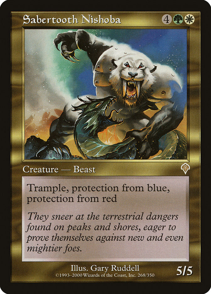 Sabertooth Nishoba [Invasion] | Game Master's Emporium (The New GME)