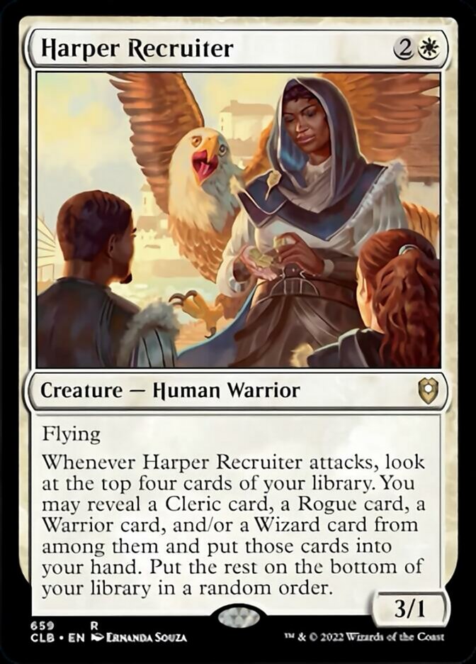 Harper Recruiter [Commander Legends: Battle for Baldur's Gate] | Game Master's Emporium (The New GME)