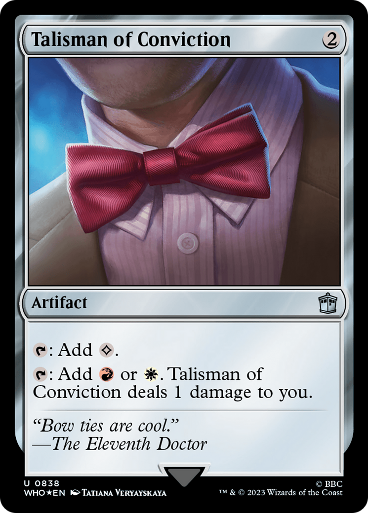 Talisman of Conviction (Surge Foil) [Doctor Who] | Game Master's Emporium (The New GME)