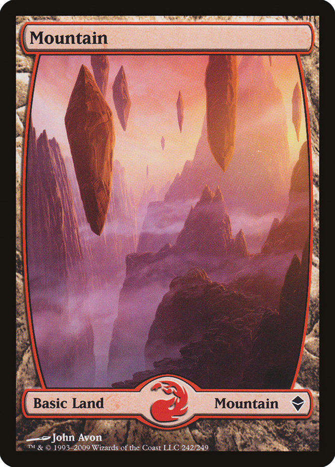 Mountain (242) [Zendikar] | Game Master's Emporium (The New GME)