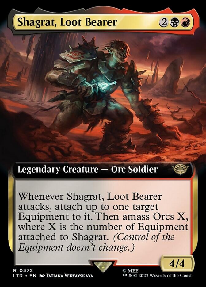 Shagrat, Loot Bearer (Extended Art) [The Lord of the Rings: Tales of Middle-Earth] | Game Master's Emporium (The New GME)