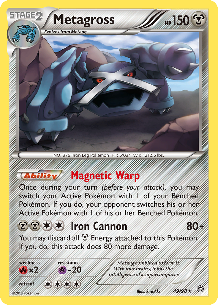 Metagross (49/98) [XY: Ancient Origins] | Game Master's Emporium (The New GME)