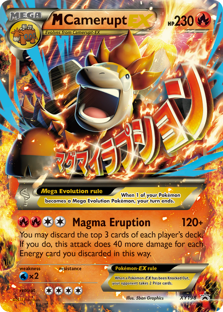 M Camerupt EX (XY198) [XY: Black Star Promos] | Game Master's Emporium (The New GME)