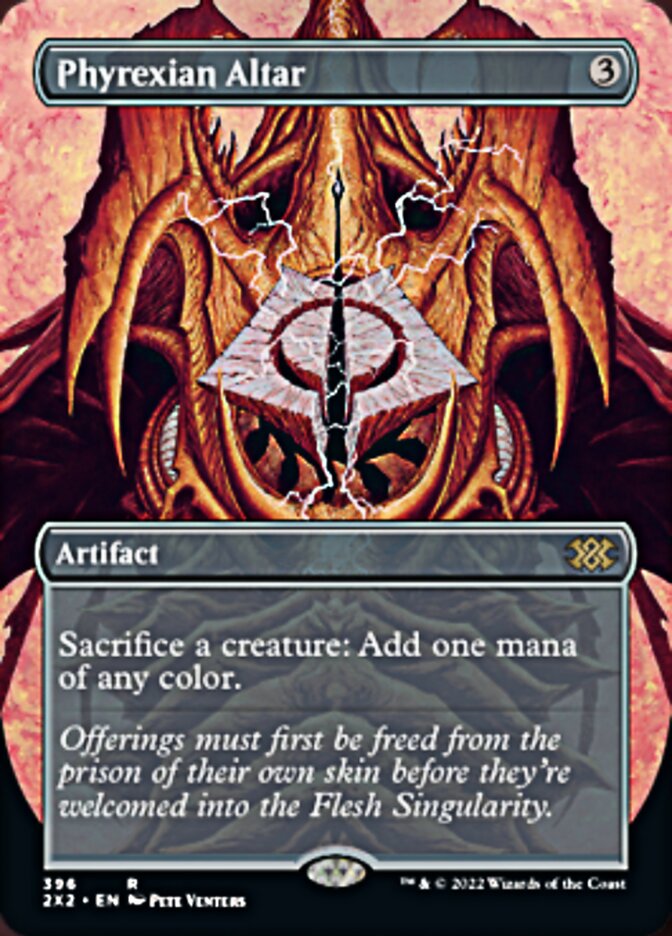 Phyrexian Altar (Borderless Alternate Art) [Double Masters 2022] | Game Master's Emporium (The New GME)