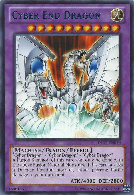 Cyber End Dragon (Blue) [DL17-EN010] Rare | Game Master's Emporium (The New GME)