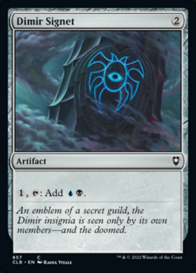 Dimir Signet [Commander Legends: Battle for Baldur's Gate] | Game Master's Emporium (The New GME)