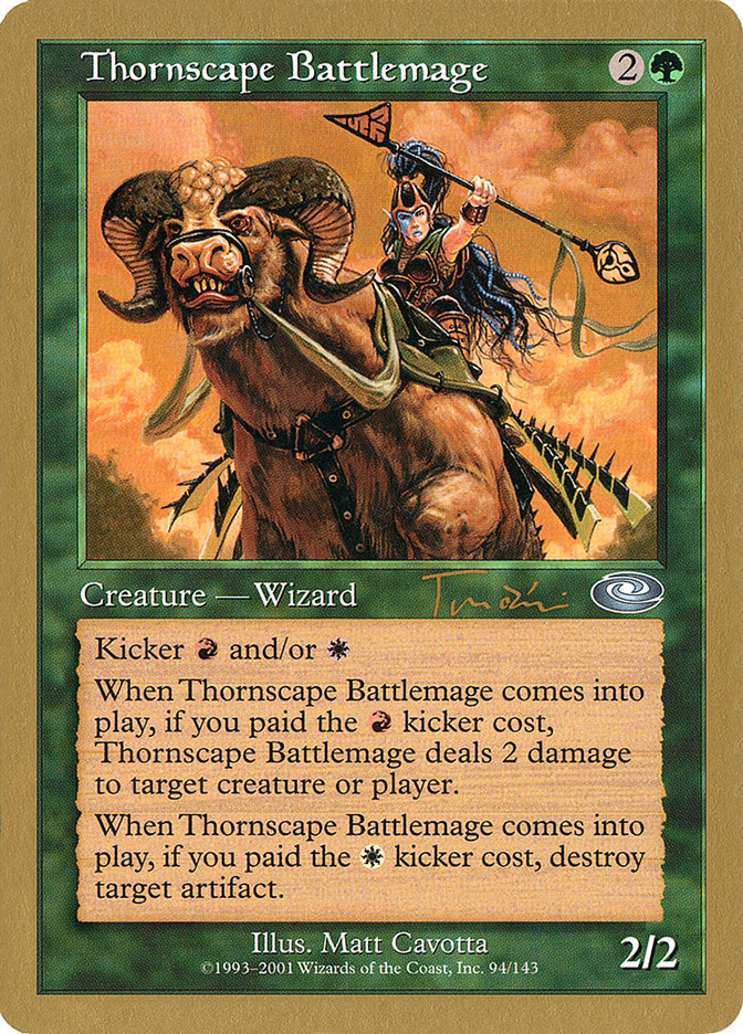 Thornscape Battlemage (Jan Tomcani) [World Championship Decks 2001] | Game Master's Emporium (The New GME)