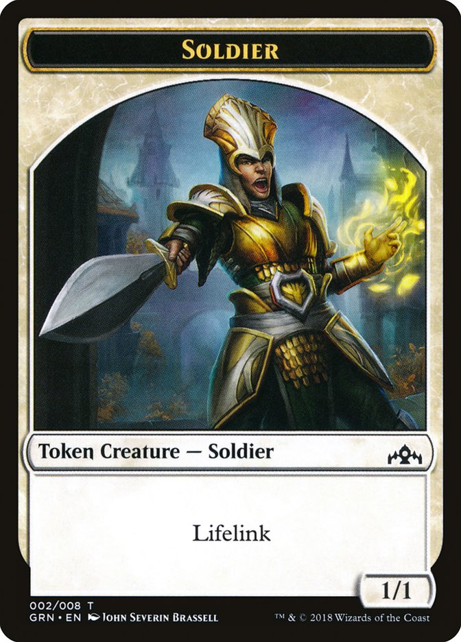 Soldier Token [Guilds of Ravnica Tokens] | Game Master's Emporium (The New GME)