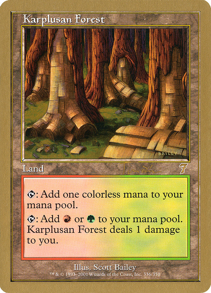 Karplusan Forest (Jan Tomcani) [World Championship Decks 2001] | Game Master's Emporium (The New GME)