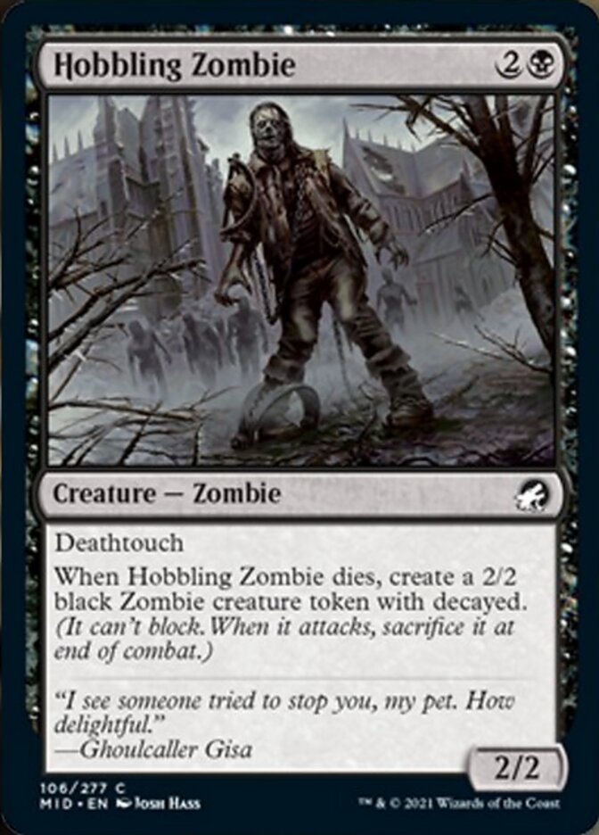 Hobbling Zombie [Innistrad: Midnight Hunt] | Game Master's Emporium (The New GME)