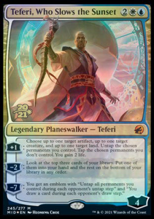 Teferi, Who Slows the Sunset [Innistrad: Midnight Hunt Prerelease Promos] | Game Master's Emporium (The New GME)