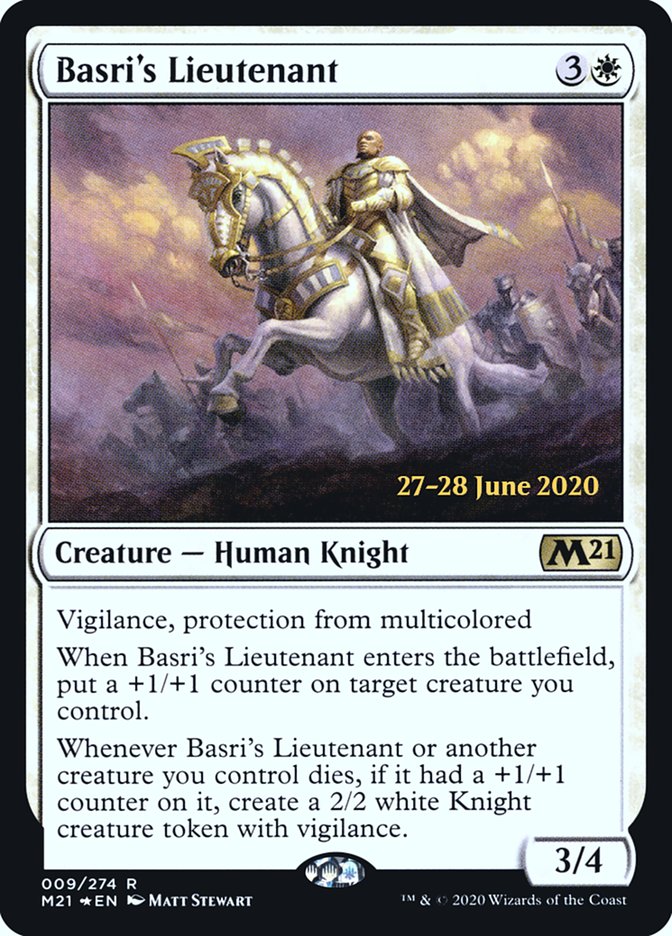 Basri's Lieutenant [Core Set 2021 Prerelease Promos] | Game Master's Emporium (The New GME)