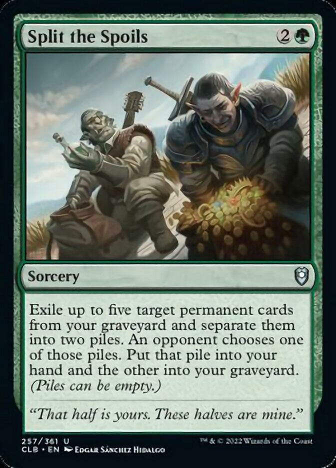 Split the Spoils [Commander Legends: Battle for Baldur's Gate] | Game Master's Emporium (The New GME)