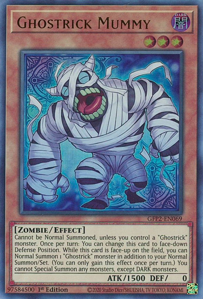 Ghostrick Mummy [GFP2-EN069] Ultra Rare | Game Master's Emporium (The New GME)