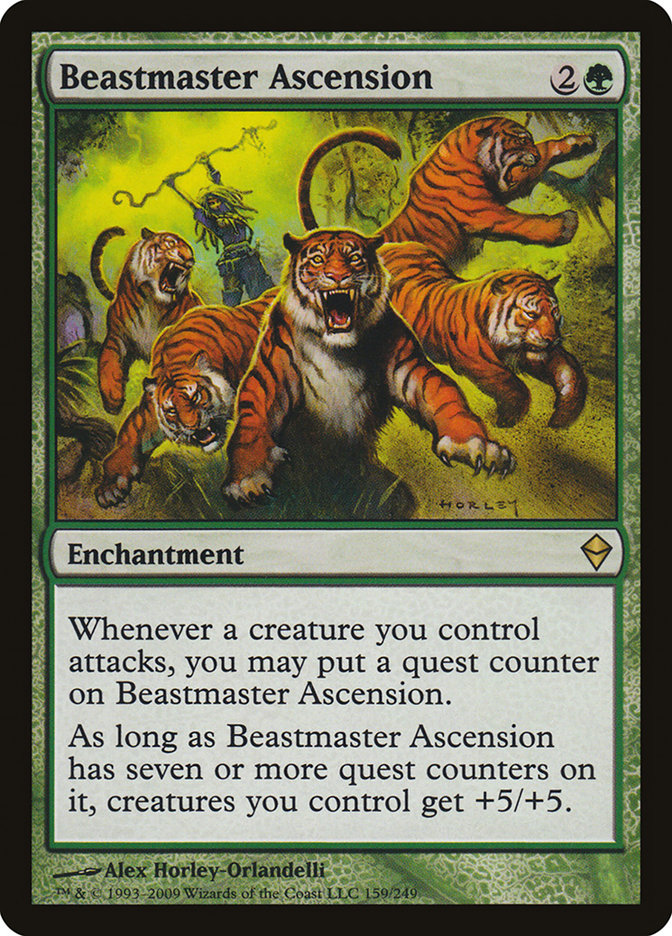 Beastmaster Ascension [Zendikar] | Game Master's Emporium (The New GME)