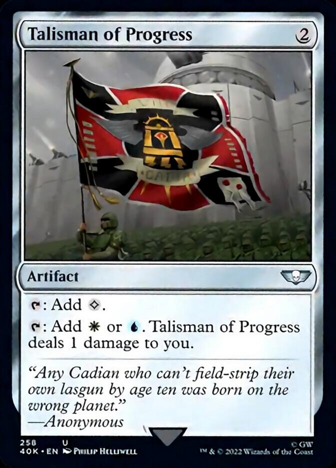 Talisman of Progress (Surge Foil) [Warhammer 40,000] | Game Master's Emporium (The New GME)