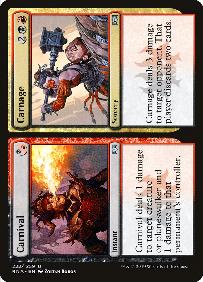 Carnival // Carnage [Ravnica Allegiance] | Game Master's Emporium (The New GME)