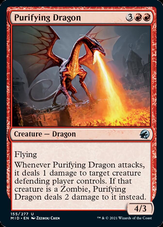 Purifying Dragon [Innistrad: Midnight Hunt] | Game Master's Emporium (The New GME)