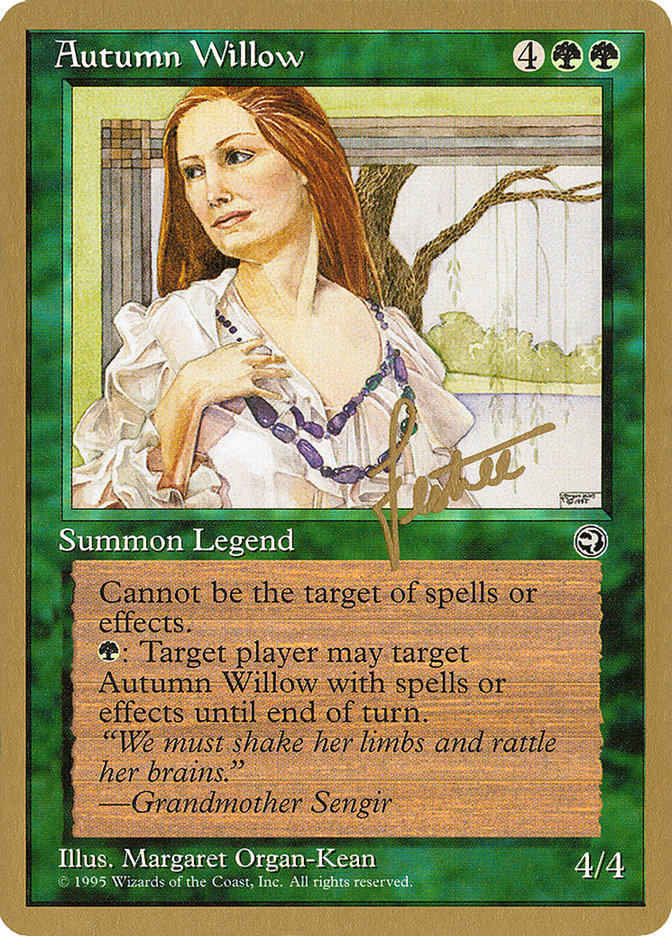 Autumn Willow (Bertrand Lestree) [Pro Tour Collector Set] | Game Master's Emporium (The New GME)