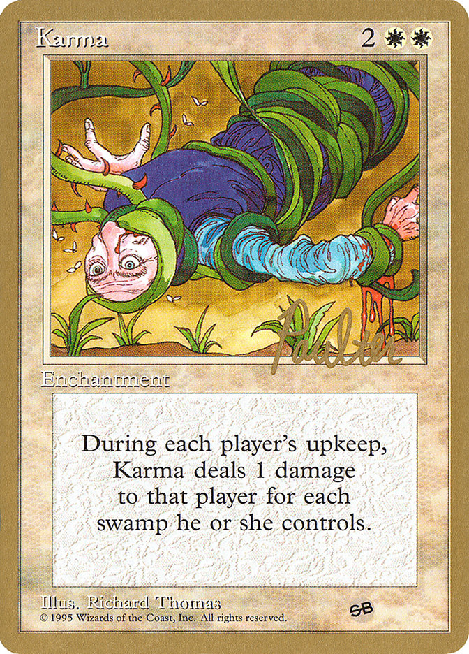 Karma (Preston Poulter) (SB) [Pro Tour Collector Set] | Game Master's Emporium (The New GME)
